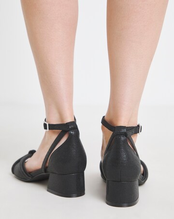 Dotty Diamante Two Part Heels - Wide Fit (E)