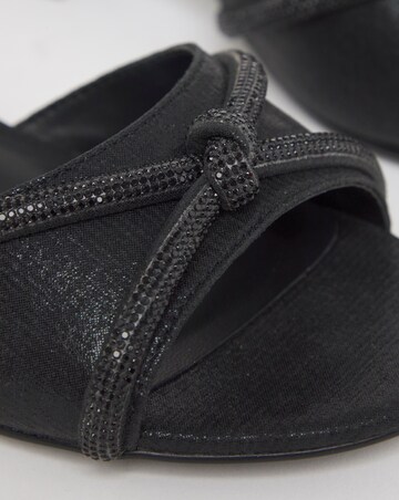 Dotty Diamante Two Part Heels - Wide Fit (E)