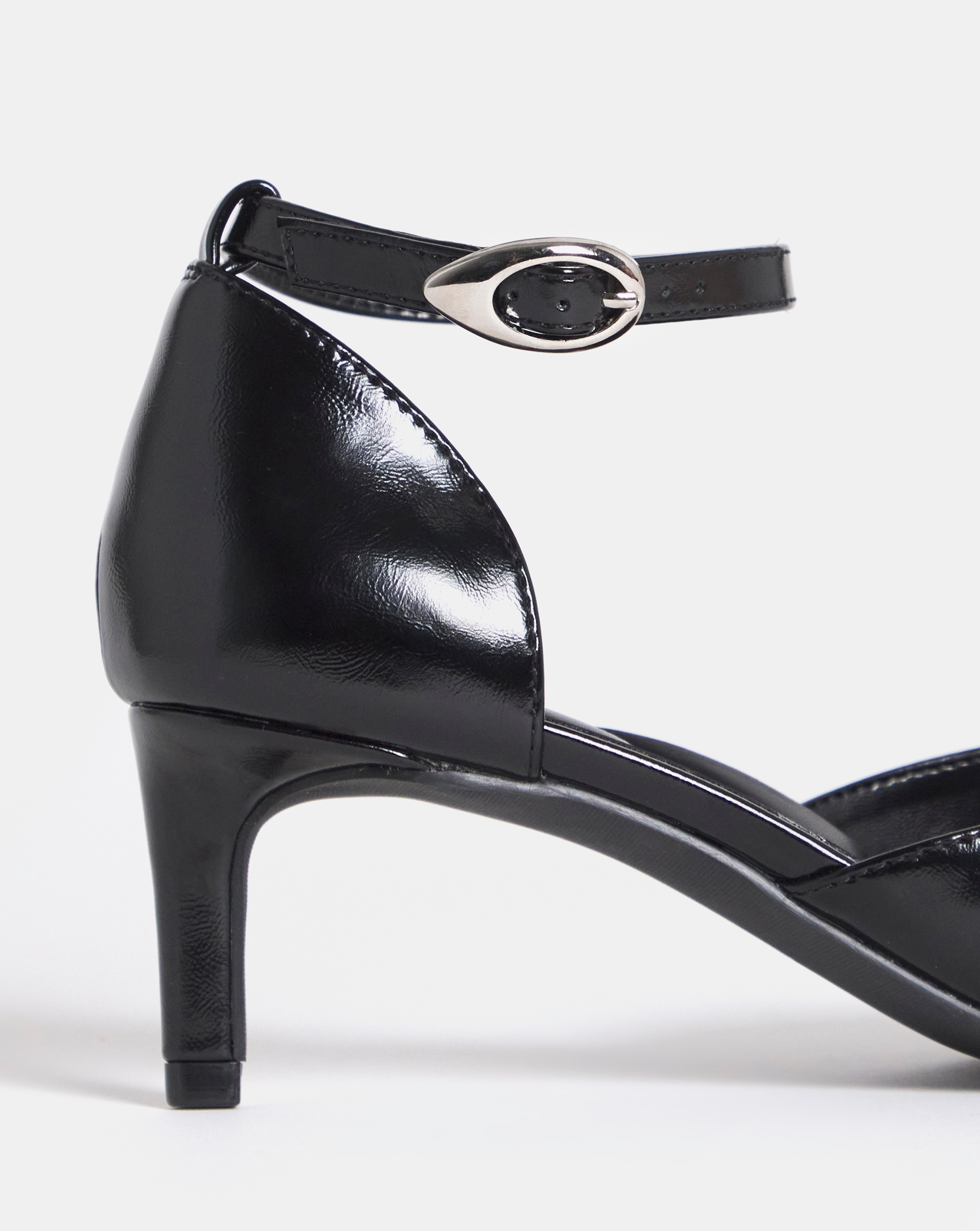 Two Part Heeled Shoes Wide