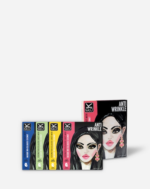 K-Glo 4 Pack of Assorted Face Masks