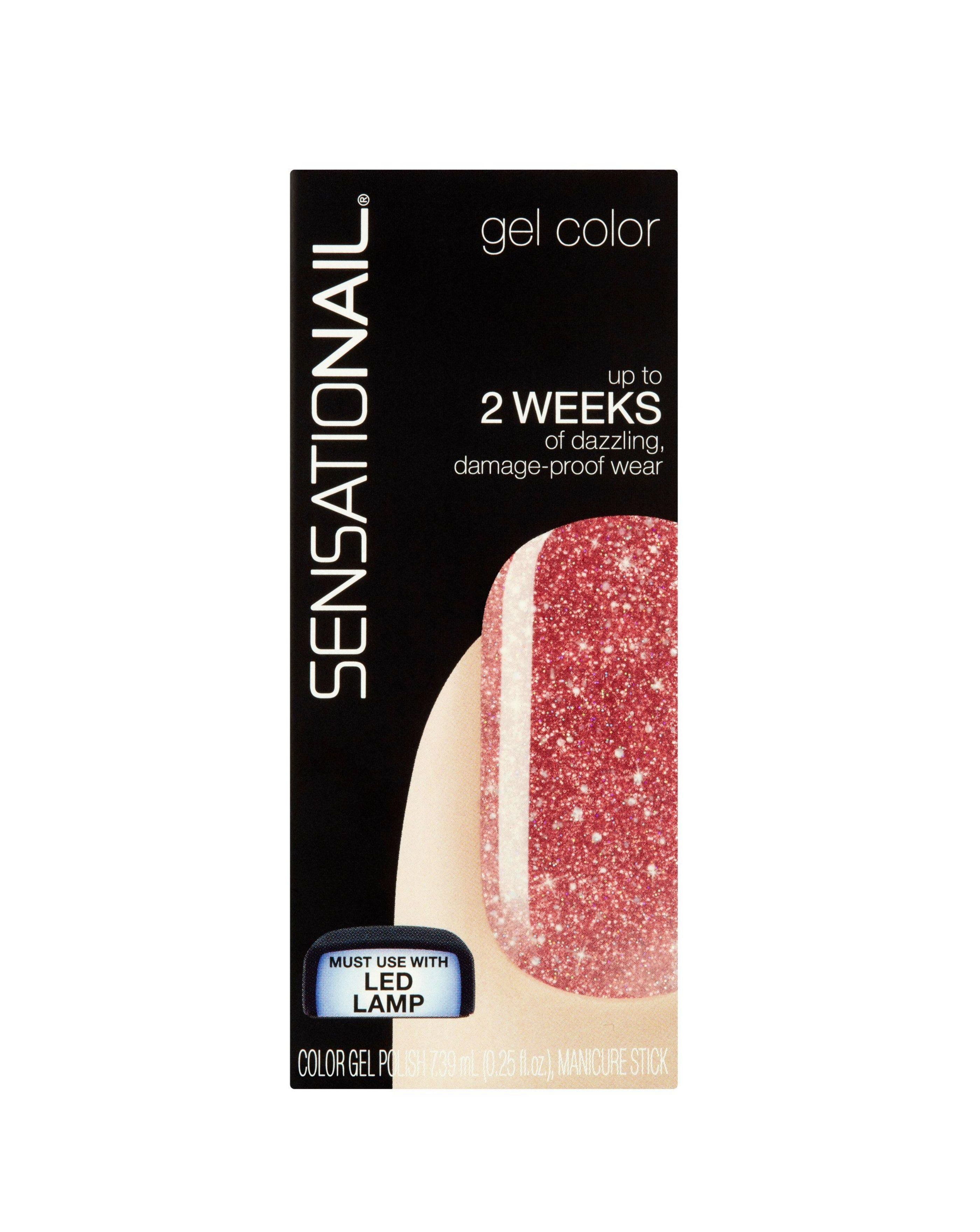 SensatioNail Rose Gold Glitter Gel Polish | Simply Be SensatioNail Rose Gold Glitter Gel Polish | Simply Be