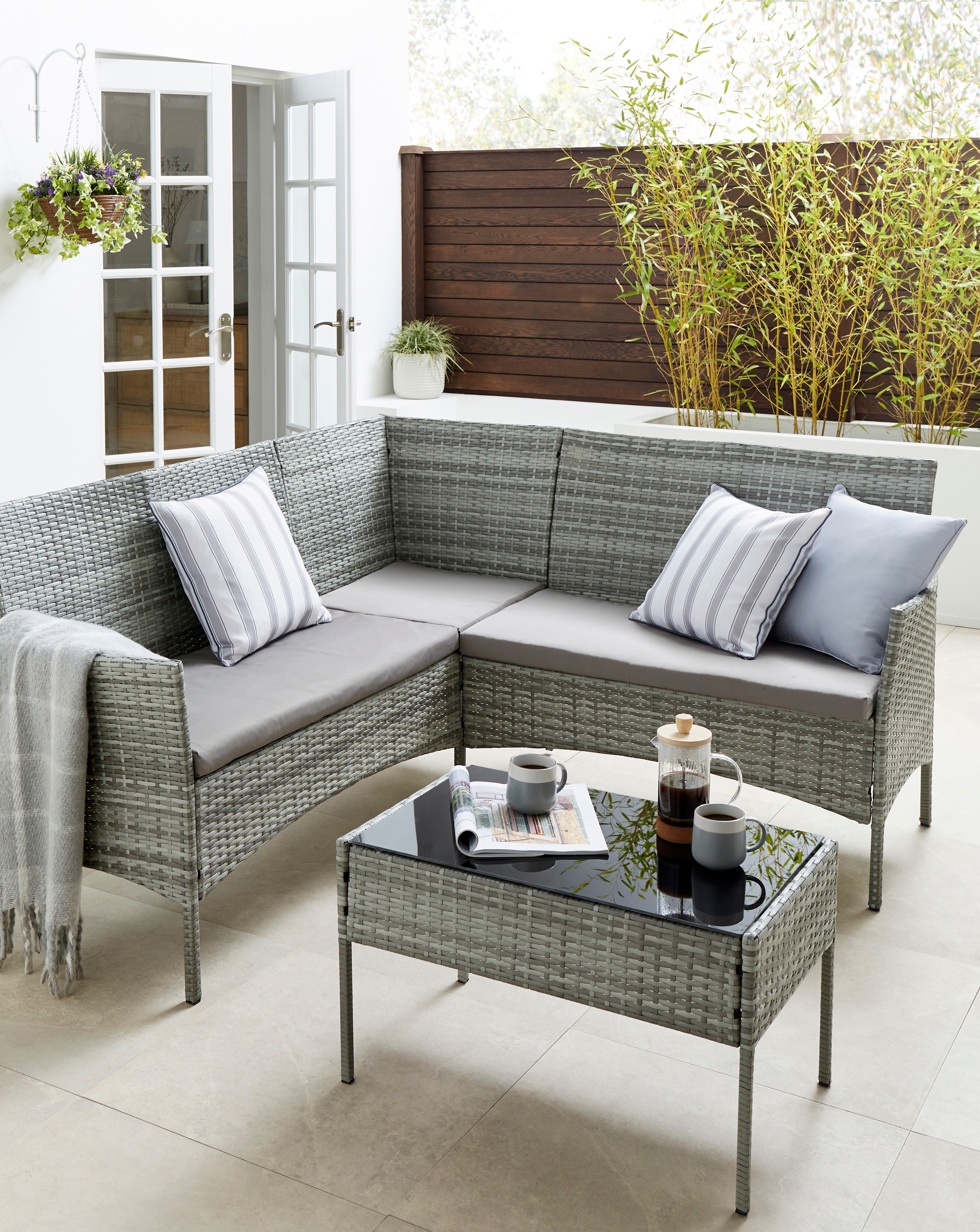 New In - Corfu Corner Sofa Set