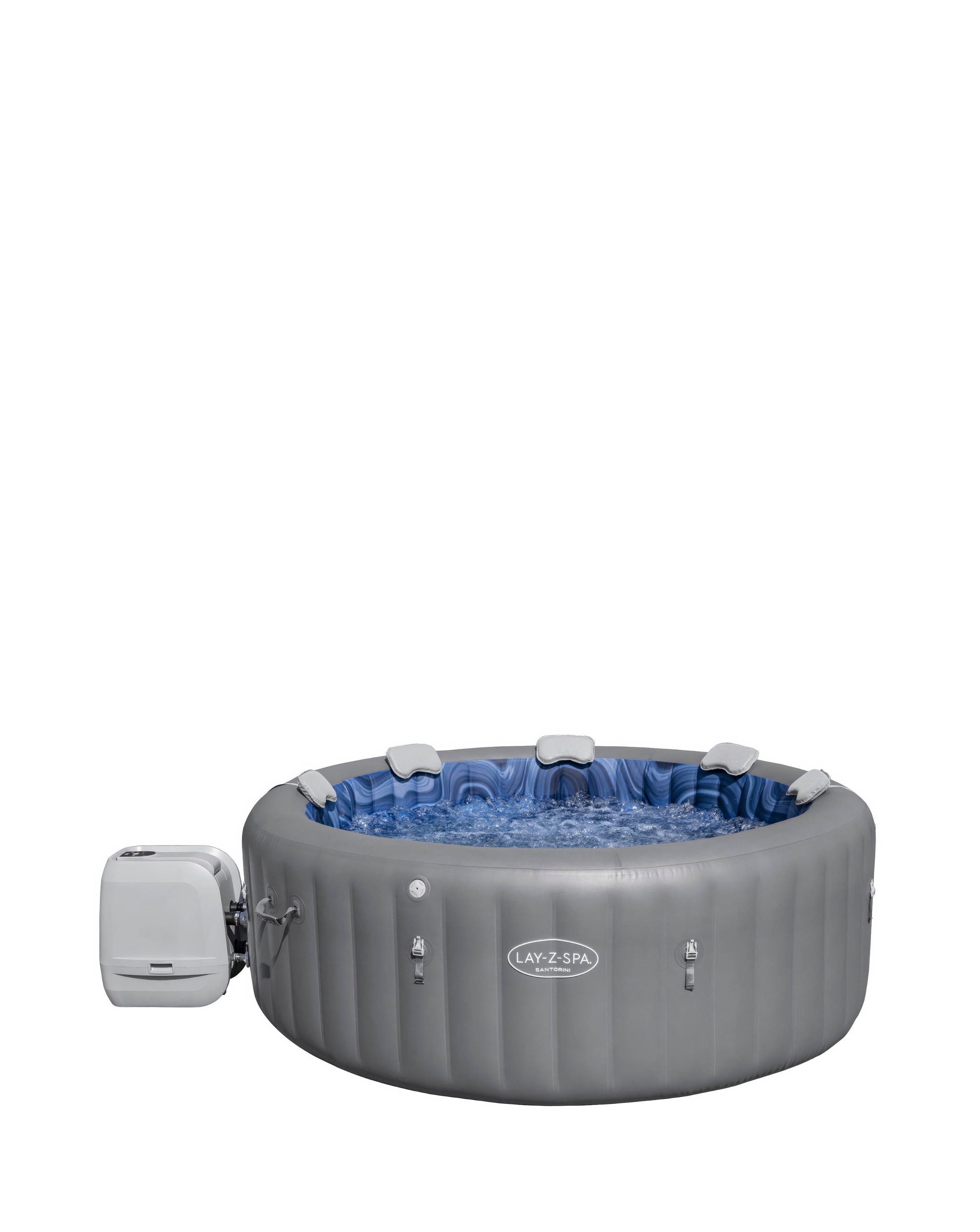 New In - Lay-Z Spa Santorini Hydrojet Pro