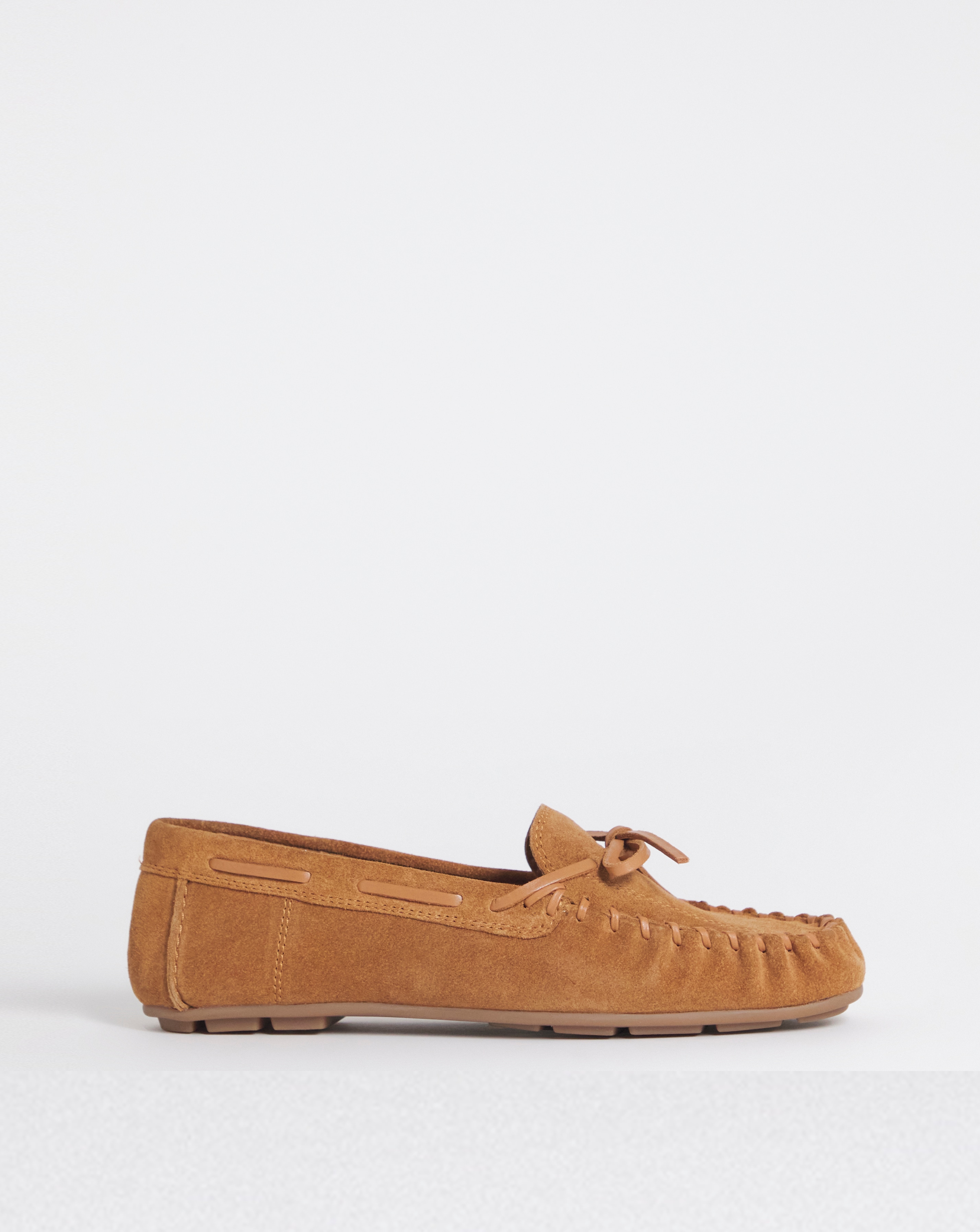 New In - Puckered Whipstitch Detail Loafers Wide