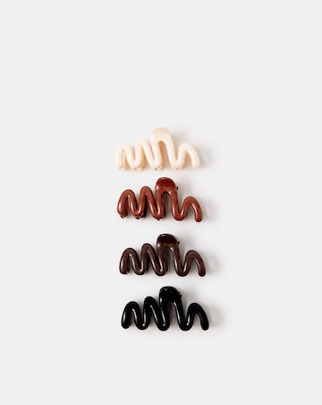 Accessorize Mini Wiggle Claw Clips