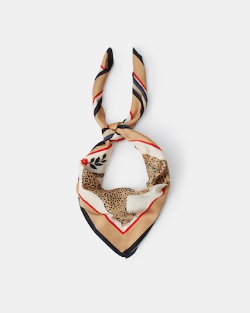 Accessorize Leopard Print Square Scarf