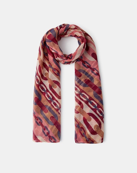 Accessorize Link Print Scarf