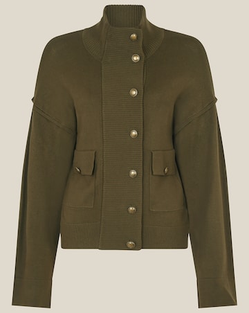 Monsoon Naya High Neck Knitted Jacket