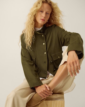Monsoon Naya High Neck Knitted Jacket