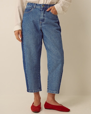 Monsoon Natalie Contrast Barrel Jeans