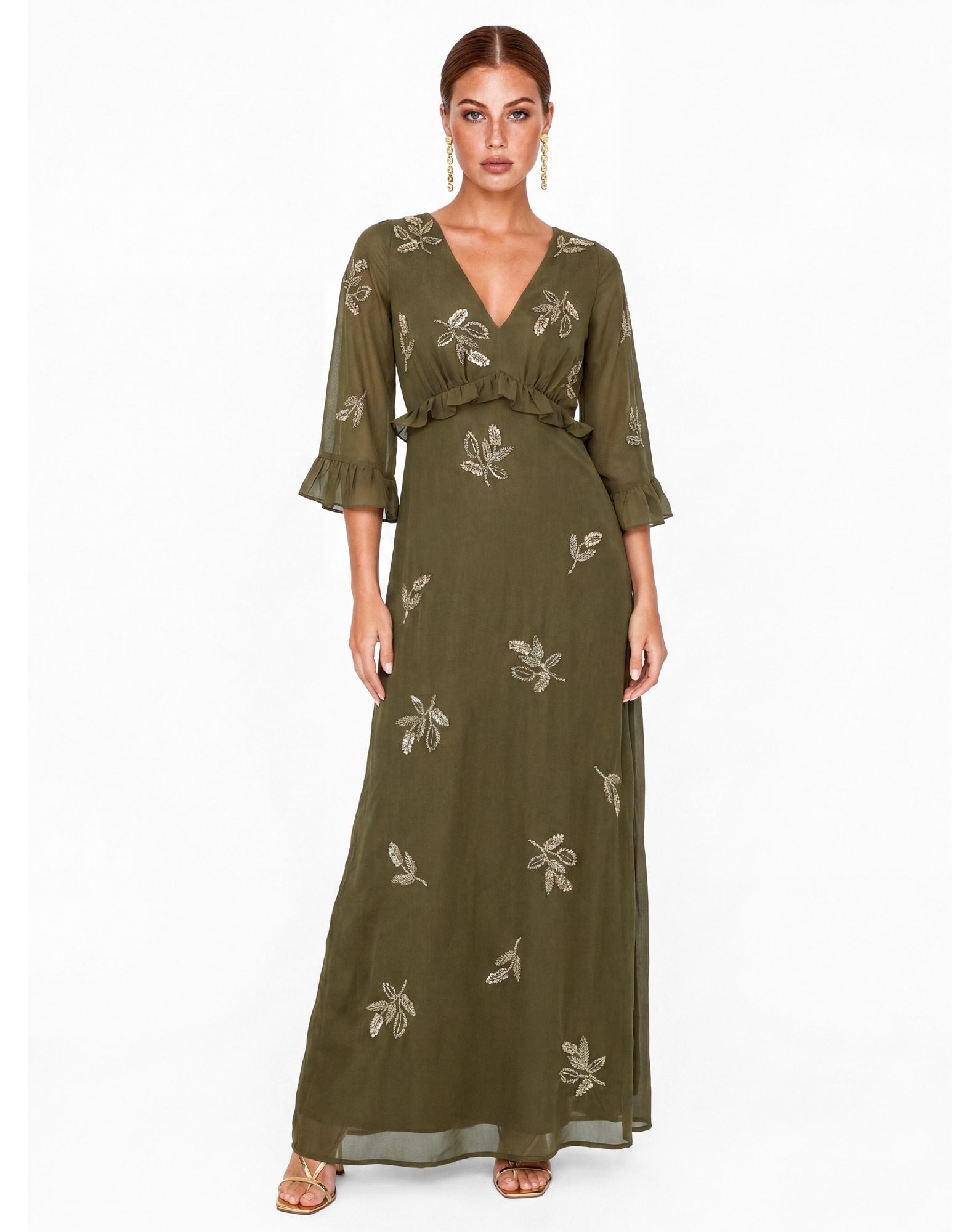 Maya Deluxe Embellished Maxi Dress