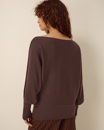 Monsoon Remi Ribbed Boat Neck Jumper