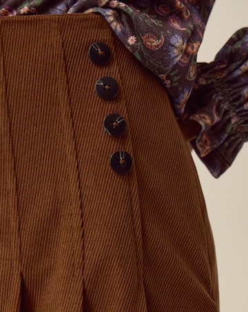 Monsoon Sonja Corduroy Midi Skirt