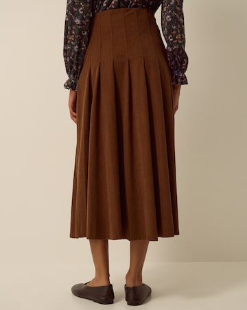 Monsoon Sonja Corduroy Midi Skirt