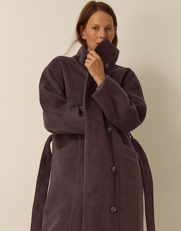 Monsoon Millie Funnel Neck Belted Coat