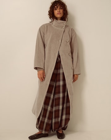 Monsoon Millie Funnel Neck Belted Coat