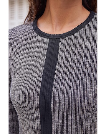 Roman Textured Border Dress