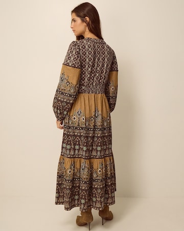 Monsoon Branwen Floral Print Midi Dress