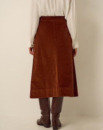 Monsoon Nicky Corduroy Midi Skirt