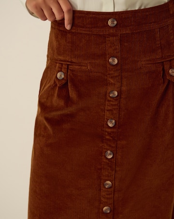 Monsoon Nicky Corduroy Midi Skirt