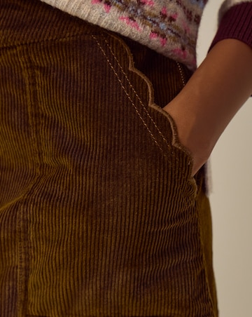Monsoon Malika Corduroy Midi Skirt