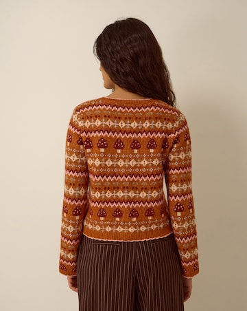 Monsoon Mia Mushroom Knit Cardigan