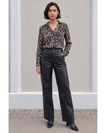 Roman Abstract Puff Print Shirt