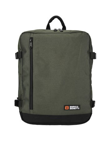 Enrico Benetti Amsterdam Polyester 17" Laptop Rucksack Underseat Bag