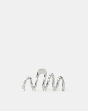 Accessorize Metal Wave Claw Clip