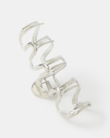 Accessorize Metal Wave Claw Clip