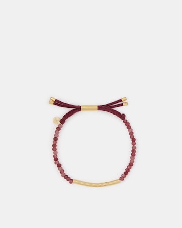 Accessorize Gold Quartz Beaded Bracelet