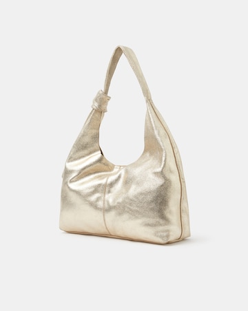 Accessorize Knot Leather Shoulder Bag