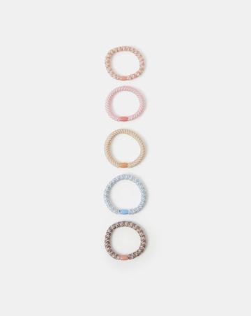 Accessorize 5pk Cord Hair Bands