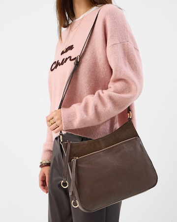 Accessorize Leather Crossbody Bag