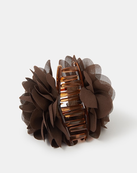 Accessorize Chiffon Flower Claw Clip
