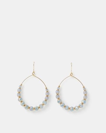 Accessorize Beaded Hoop Earrings