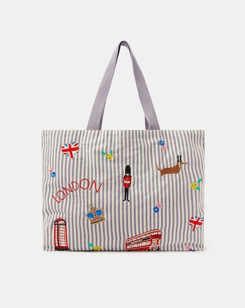 Accessorize London Stripe Shopper Bag