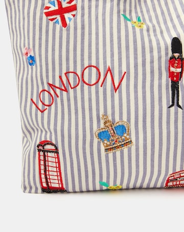 Accessorize London Stripe Shopper Bag