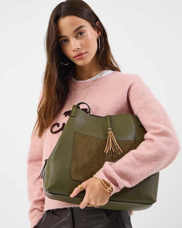 Accessorize Tassel Charm Shoulder Bag
