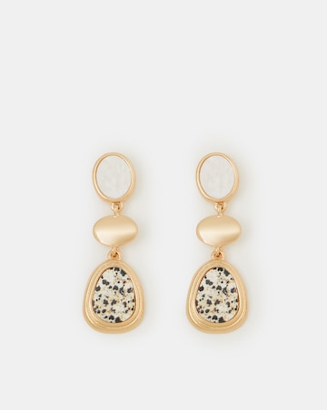 Accessorize Marbled Drop Earrings