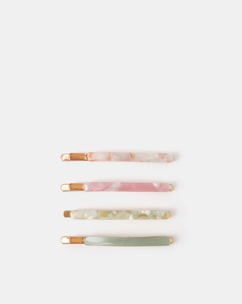 Accessorize 4pk Resin Hair Slides