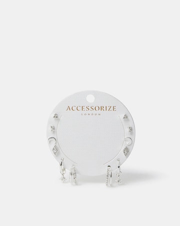 Accessorize 6pk Starry Night Earrings
