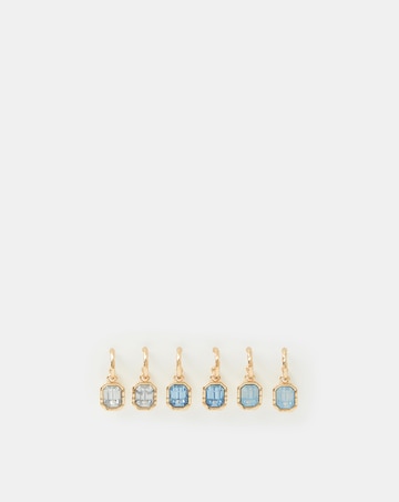 Accessorize 3pk Gemstone Hoop Earrings