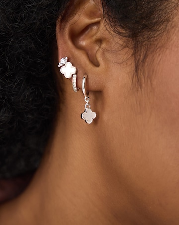 Accessorize 5pk Pearl Clover Earrings