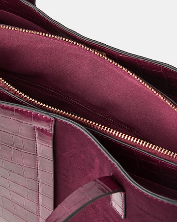 Accessorize Faux Croc Strap Shoulder Bag