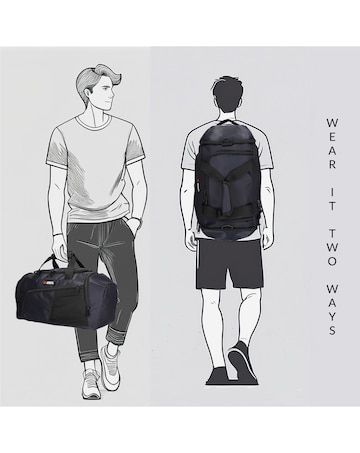Enrico Benetti Innsbruck Twill Nylon Rucksack/Sports Travel bag