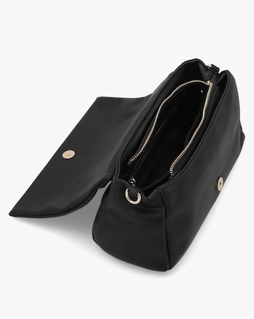 Valentino Bags Lena Flapover Black Cross-Body Bag