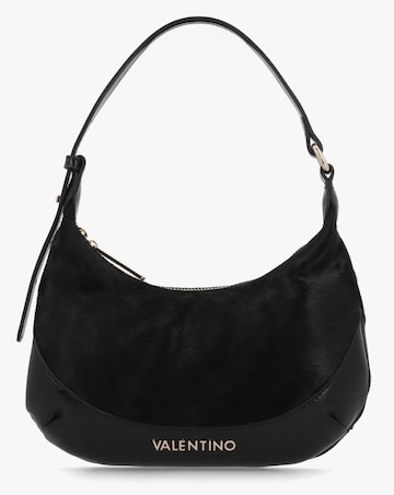 Valentino Bags Apolline Pony Hair Black Hobo Bag