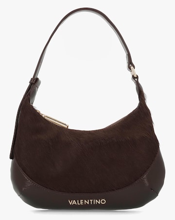 Valentino Bags Apolline Pony Hair Brown Hobo Bag
