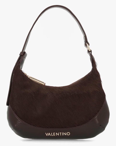 Valentino Bags Apolline Pony Hair Brown Hobo Bag